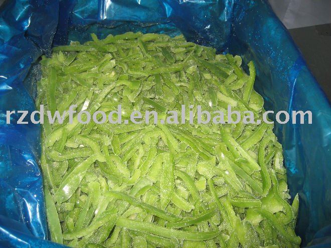 frozen  green sweat pepper strip