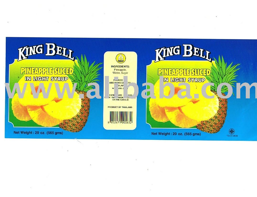 Pineapples Economy slices in light syrup (8 to 10 slices) -15 oz (425/260 gms) x 24