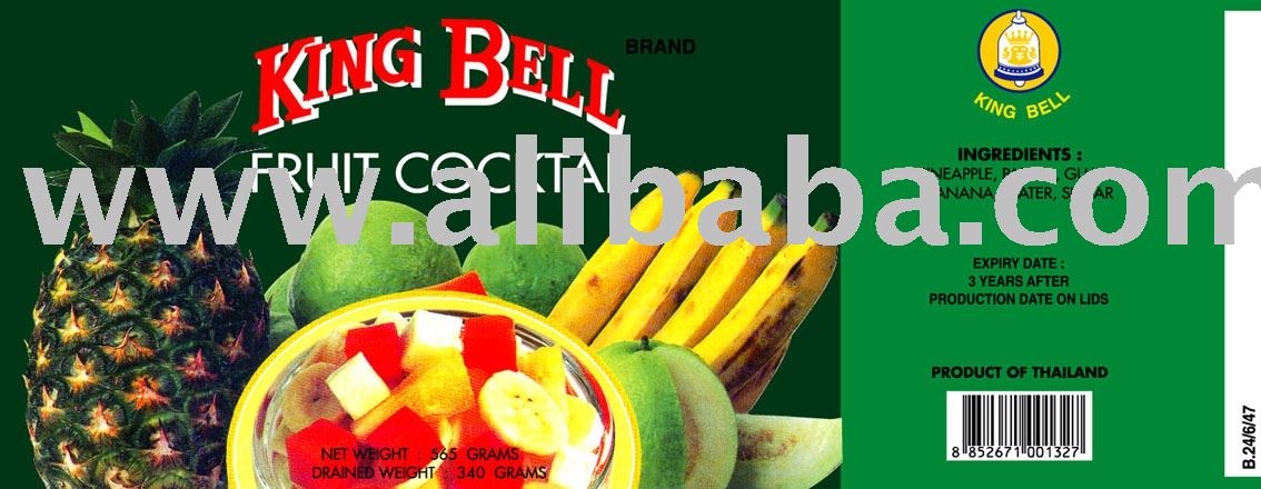 Tropical Fruit Cocktail in light syrup - 20 oz (565/340 gms) x 24