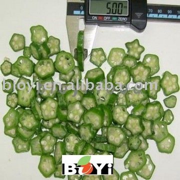 Frozen Okra cut 2
