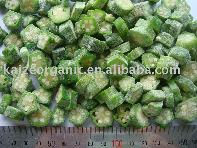 organic vegetable frozen organic okra ( whole )
