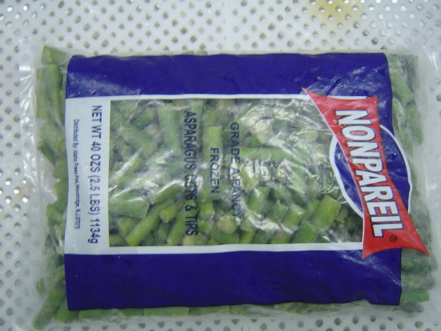 Frozen  Green   Asparagus   tips  and cuts