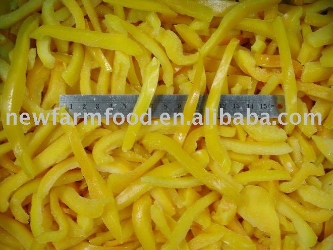  IQF   yellow   pepper  sliced