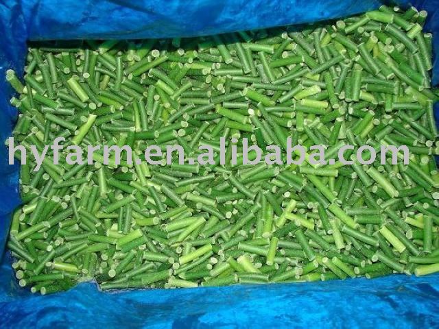 IQF Scallion, IQF vegetables,  Frozen  vegetables, Scallion, frozen  scallion pieces