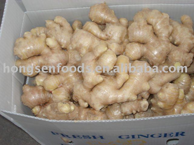 thin skin fresh ginger