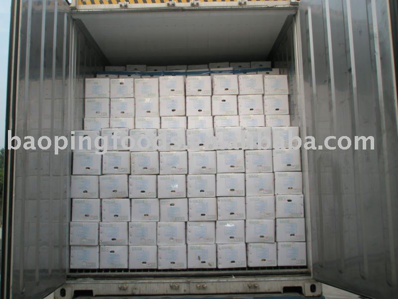 air dried ginger in carton