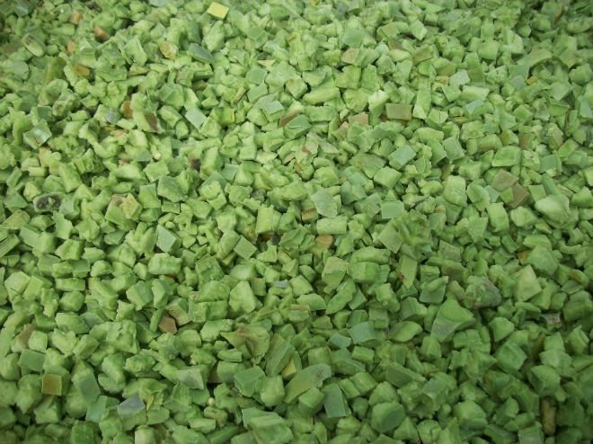 IQF green pepper