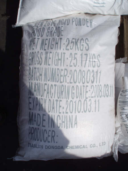 benzoic acid pharmaceutical grade