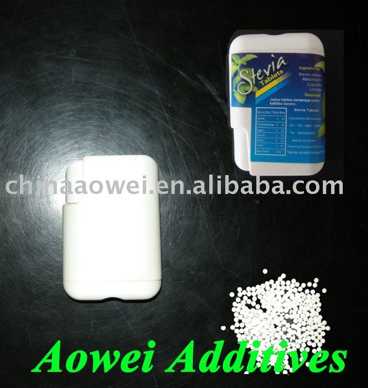 Stevia tablet in dispenser(solution time 30seconds)