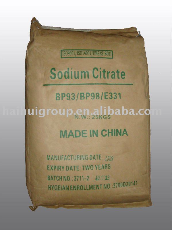 SODIUM CITRATE e331