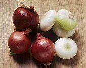 Fresh Red And White Onion