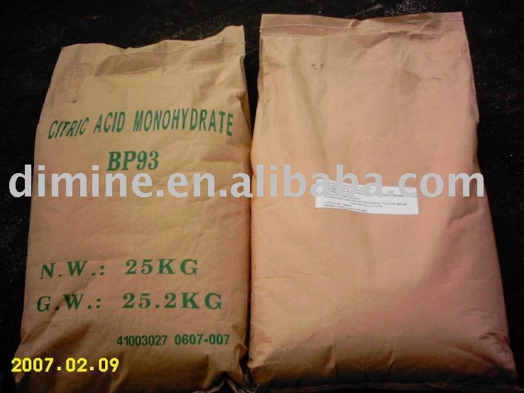 Citric Acid Monohydrate BP98