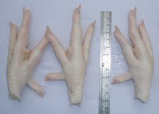 Chicken feet paws