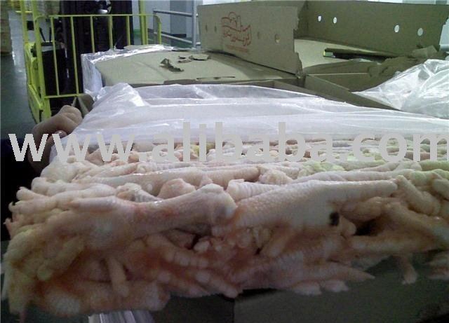 Frozen Processed Chicken Feet.