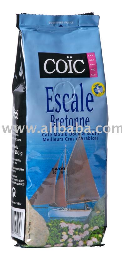 ESCALE BRETONNE 100% arabica 250 g ground coffee