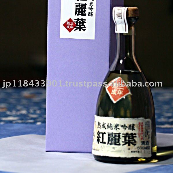 3 Years Aged Jummai Ginjo Sake Kureha (Rouge Beautious Leaf) 500 mL