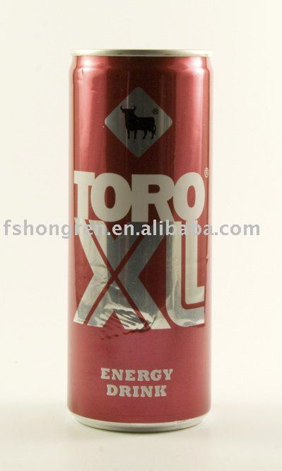 energy drink with can