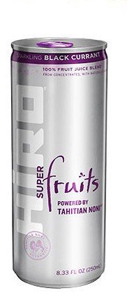 Sparkling Black Currant Energy Drinks