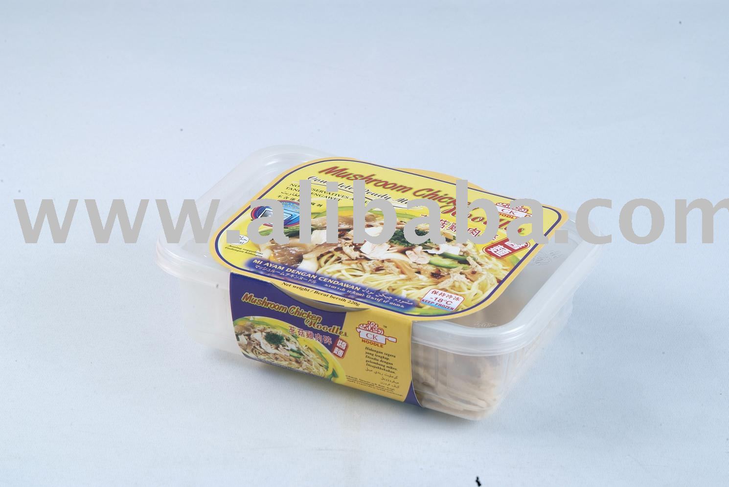 Frozen Mushroom Chicken Noodles (Microwaveble)