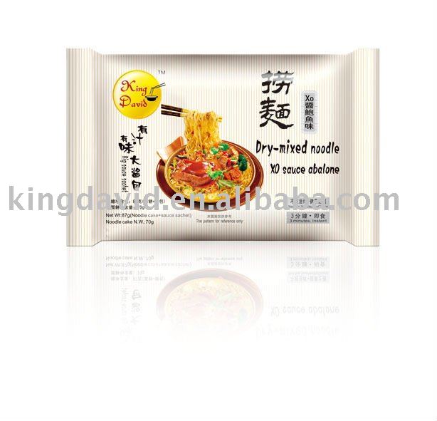 85g Dry-mixed Instant Noodles In Bag(XO Sauce Abalone Noodles)