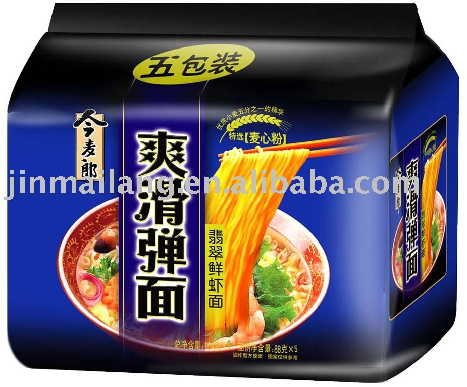 Jin Mai Lang Elastic 5packets(Shrimp)Instant Noodle