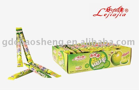 magic fruit lollipop without stick (apple flavor)