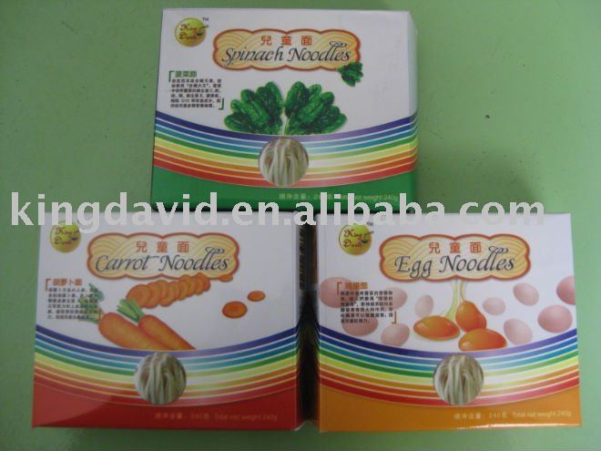 240g Hand Made Dry Instant Children Noodles(Multiple Flavors)