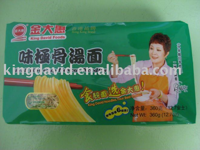 Air-dried Instant Noodles in bag (Pork Ribs Soup Flavor noodles)