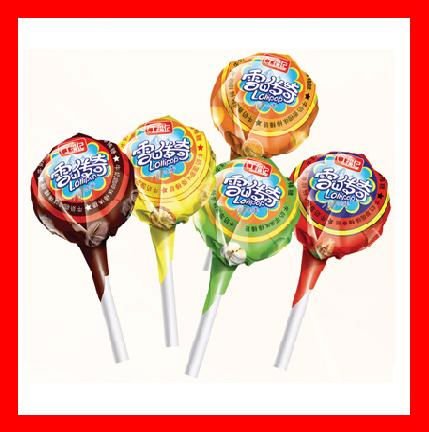 fruity milk lollipop