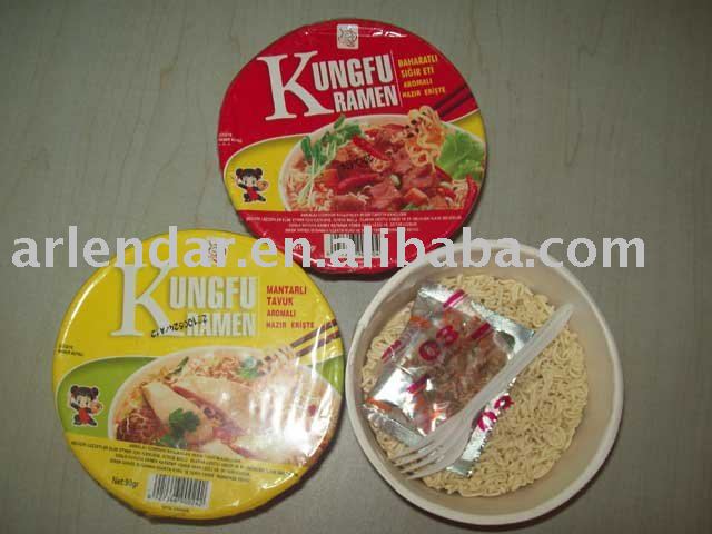 Halal bowl instant noodle