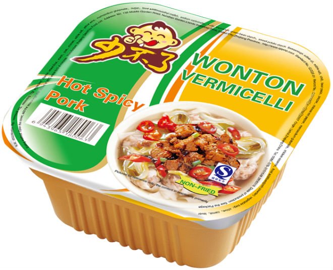 Instant Noodles/Hot Spicy Pork Wonton Vermicelli