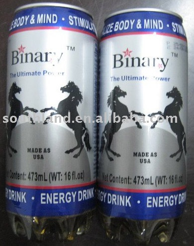 binary carbonated energy drink 473ml/16oz