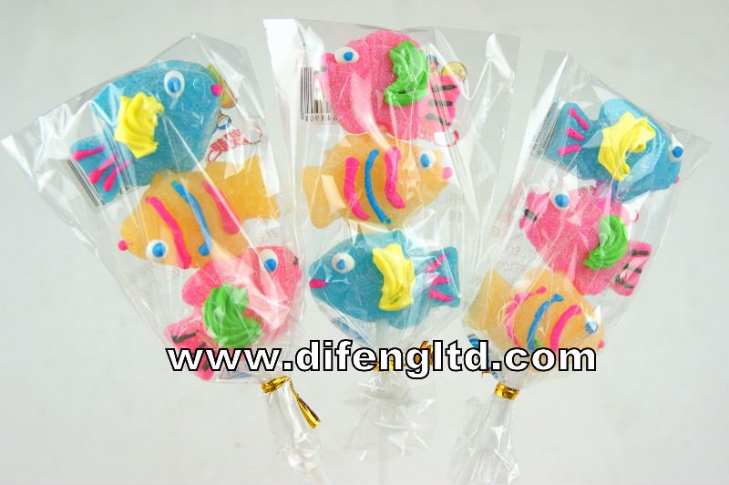 Difeng Fish shape Soft Lollipop