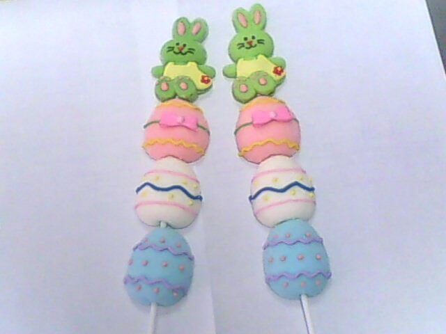 Easter Kabob Marshmallow lollipop