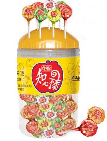 fruit lollipop hard candy