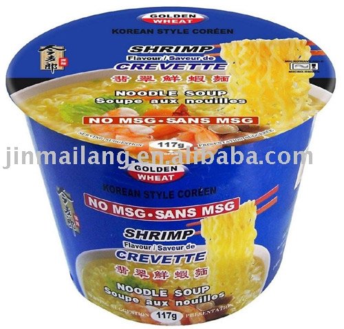 Jin MaiLang Shrimp(Bucket) Instant Noodle