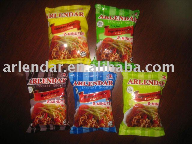 Halal instant noodles packets