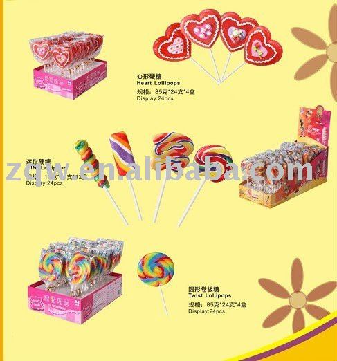 Various Lollipop Candy
