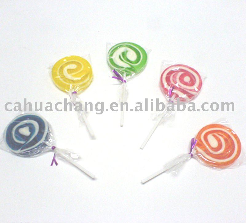  flat  and  round   lollipop 