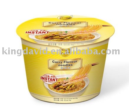 48g Curry Soup Flavor Cup Fried Instant Noodles