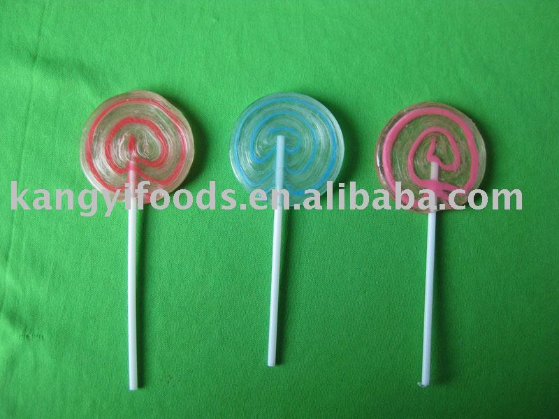 crystal rainbow lollipop