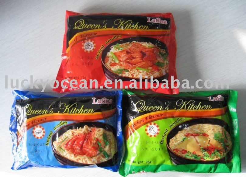 75g Packing Delicious Instant Noodles