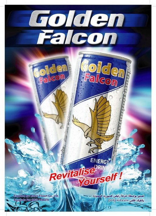 Golden Falcon Energy Drink Products Thailand Golden Falcon Energy Drink Supplier