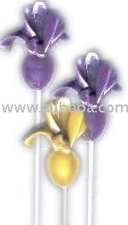 Iris Flower Lollipops