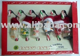 Candy Cane with Jelly Pop Wear Christmas Cap