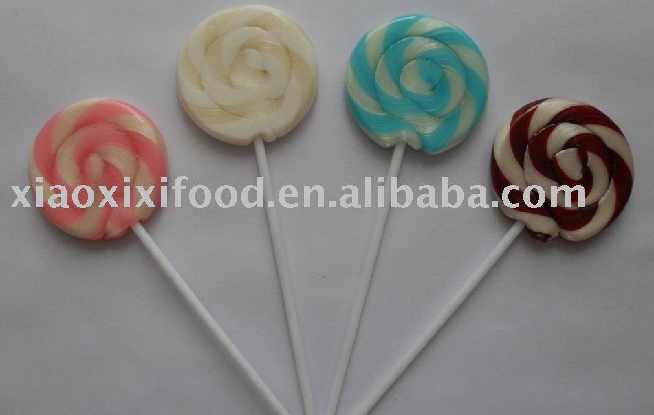 round flat lollipop