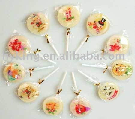 circle sweet colorful lollipop candy