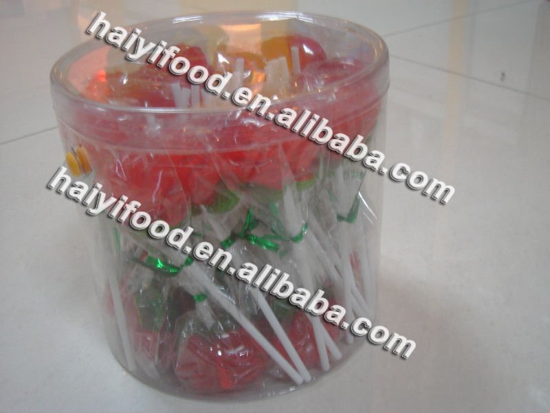 rose lollipop stick