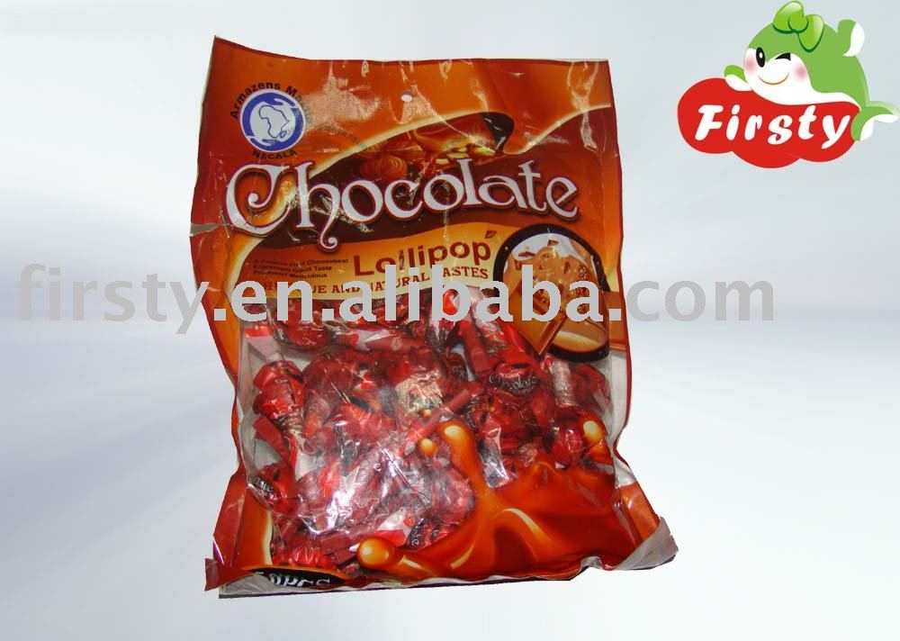 chocolate whistle lollipop candy