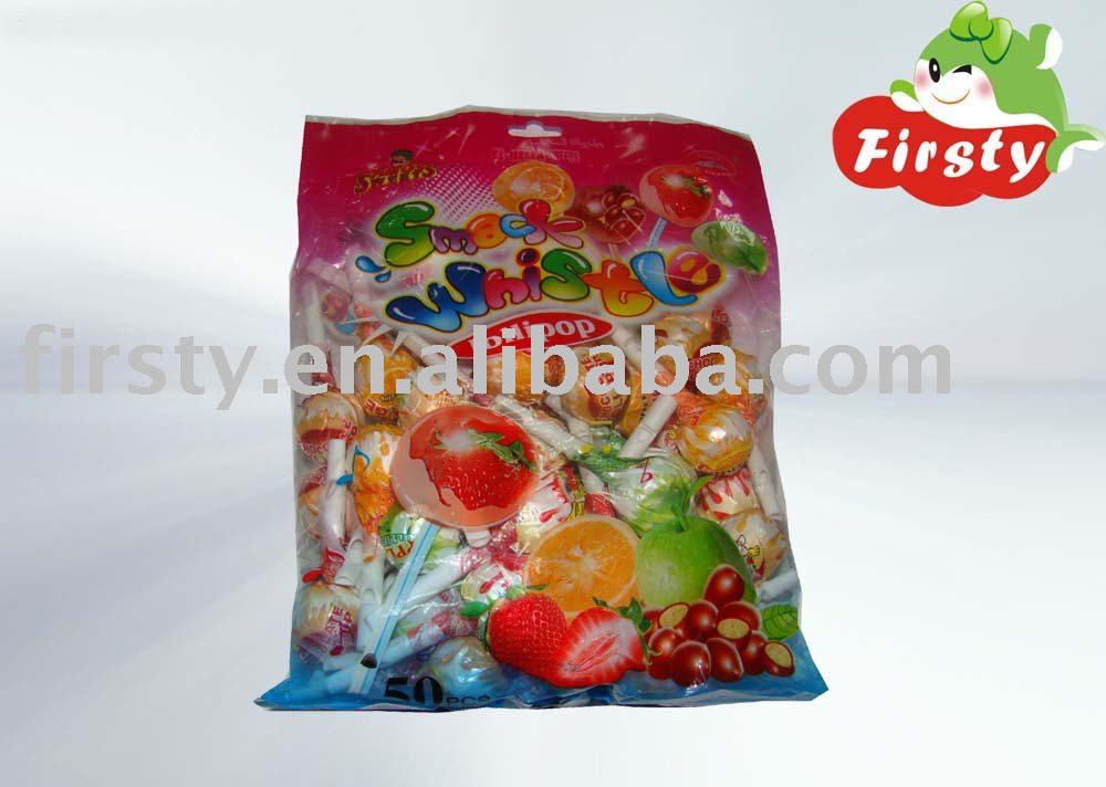 smack  fruit   whistle  lollipop candy
